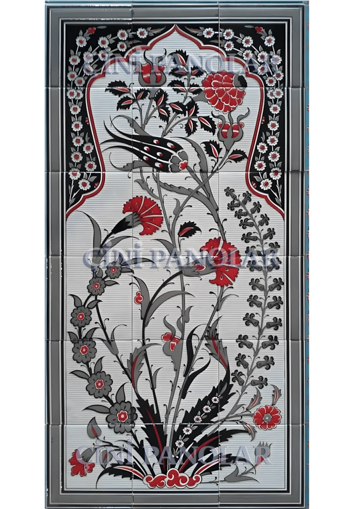 Çini Panolar - 46, İznik Çini Pano Fiyatları, 60x120