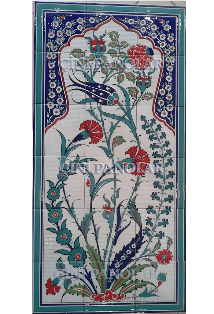 Çini Panolar - 48, İznik Çini Tablo Modelleri Çeşitleri 60x120