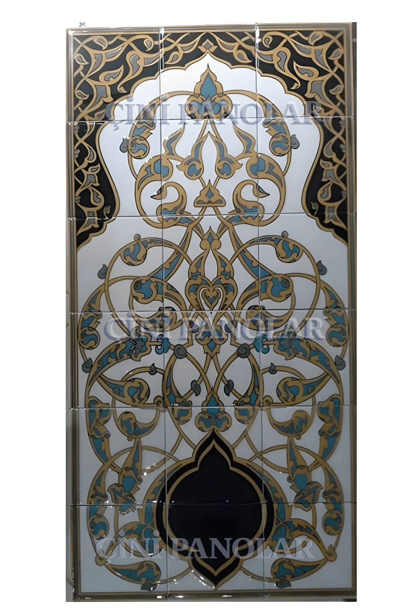 Çini Panolar - 02, İznik Tile Patterns, 60x120